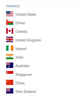 NMM Top 10 nations as of June 24 2017